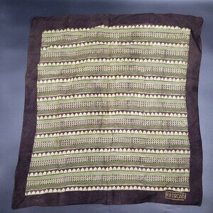 redRabbit Olive Black Ivory Hand Block Printed Bandana